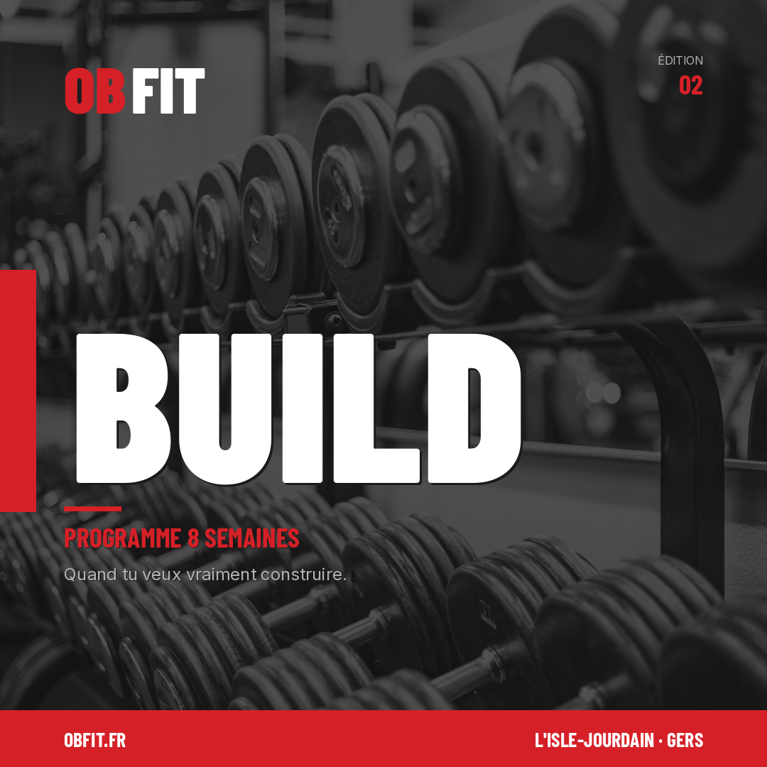 OBFIT BUILD — Programme 8 semaines